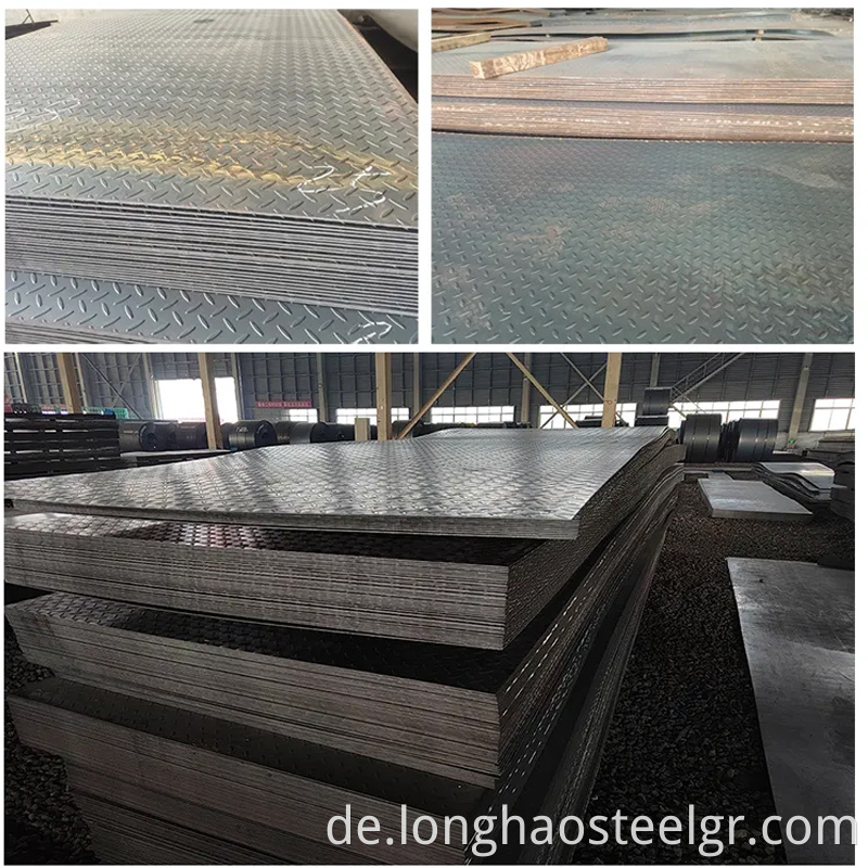 Checkered steel plate